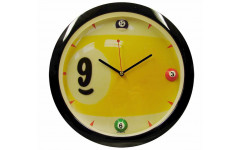 Часы настенные «Девятка» D29 см (черные) Часы настенные «Девятка» D29 см (черные)